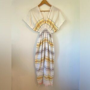 lemlem Patio Plunge Dress/ Coverup Small